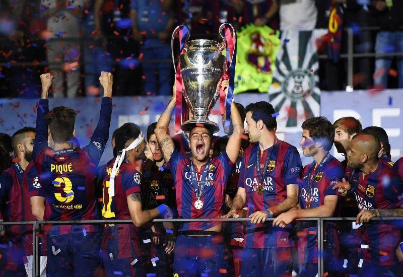 Barcelona có 5 lần vô địch giải bóng đá Champions League